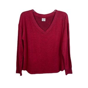 SOMA Brushed Cozy Top Red/Black in Size Medium New with Tags!